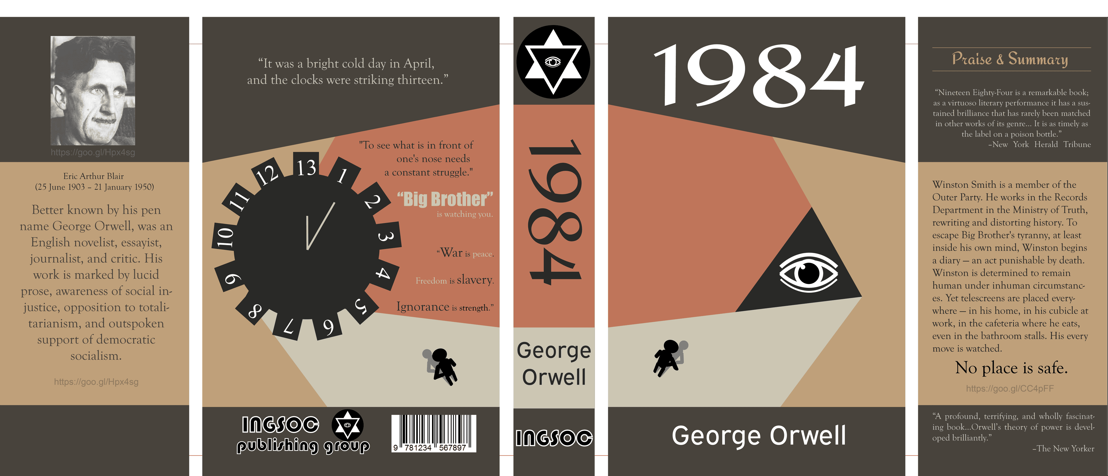 "1984" Dust Jacket Design